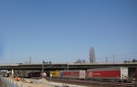 Gterverkehr 2020 in Ginnheim.