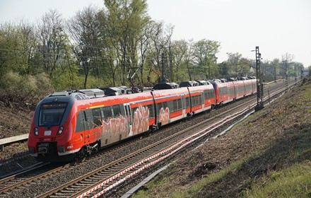 Der "Mittelhessen Express" als Hamsterbacke fhrt....