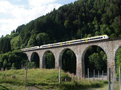 Das beeindruckenste Bauwerk der Höllentalbahn dürfte das Ravenna Viadukt sein