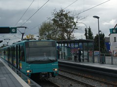 U-4 Wagen auf der Taunusbahn in Bommersheim