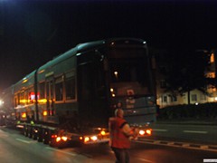 S Wagen 256 wurde für eine Unfallreparatur nach Bautzen gefahren.