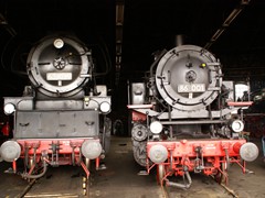 Im Sächsischen Eisenbahnmuseum Chemnitz