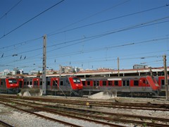 In Campolide befindet sich auch das Betriebswerk der Linha de Sintra