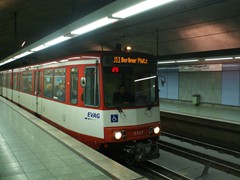 Ein B80C DWAG der Essener Stadtbahn