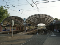 Der Albtalbahnhof in Karlsruhe
