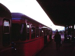 Am Bahnsteig in Königstein