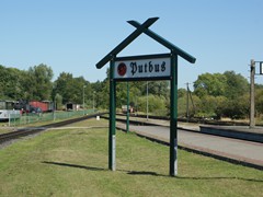 Das BW der Bahn befindet sich in Putbus