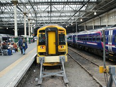 Scotrail class 158 train at Edinburgh Weaveley