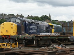 A Class 37 diesel electric dedigned for passanger and cargo services