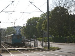 Die Station Fischstein ist aus Platzgründen Richtung Industrihof gewandert.