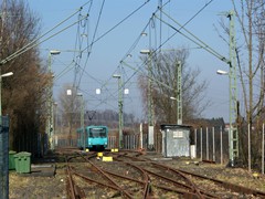 Die aufwändigen Gleisanlagen vor dem Umbau.