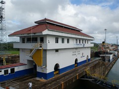 Das Kontrollzentzrum der Gatun Locks