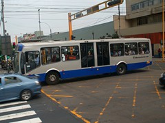 Nur eine Metrobuslinie hat Lima
