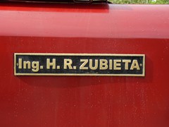 FCAF Nr. 5 mit dem Namen "Ing H. R. Zubieta", benannt nach dem Vater eines der FCAF-Direktoren. Ing. Zubieta war mageblich an der Entwicklung der Bahn beteiligt.