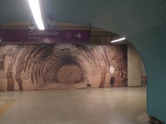 Hier ein Motiv vom Bau der Metro