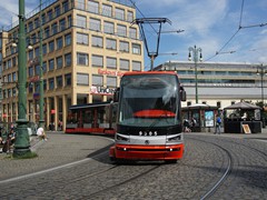 Skoda auf dem námesti Repubilsky
