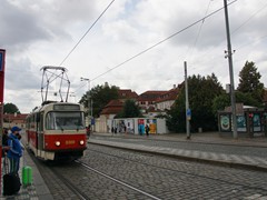 Corona Zeit, Masken Zeit an der Station Malorstranká