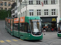 Linie 3 nach Frankreich mit horizontalem Knick