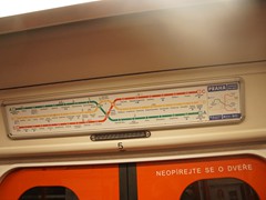 3 Linien umfasst das Metro Netz in Prag