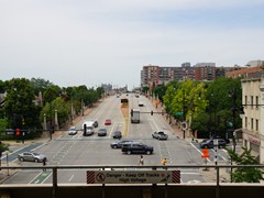 Blick von der Station "Roosevelt" auf die gleichnamige Straße