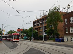 Einfahrt in die Schleife Broadview Station Loop