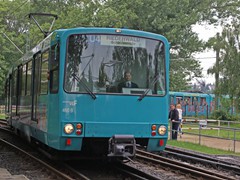Am Tag der Verlängerung der Linie U4. Dort verkehrte ausschließlich der U3 Wagen.