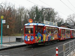 Das älteste betriebsfähige Fahrzeug ist der aus K-Wagen bestehnde Ebbel-EX. Strenggenommen kein Museumsfahrzeug, da er noch im Linieneinsatz tätig ist.