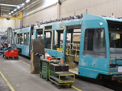 Die Karosseriewerkstatt.