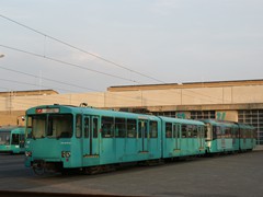 Die Gleise die in die Annahmehalle führen