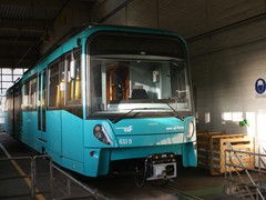 Ein U-5 25 in besagter Halle.
