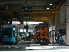Ein weiterer Schwerpunkt ist die Restaurierung der R-Wagen. Hier hat die Karosserie einige Schwachstellen. Es war schließlich das erste Niederflurstraßenbahnfahrzeug