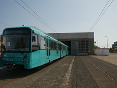 Der U5 50 Wagen machte eine.....