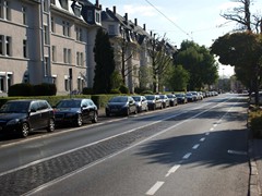 Marbachweg kurz vor dem Dornbusch