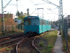 Hier kommt ein U-2 Wagen aus der Stzw