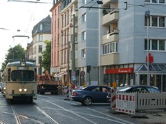Es war schon ein Kampf sich durch den baustellen bedingten....