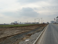 Dann wurde trassiert. Blick etwa von der Station Riedberg Richtung Westen