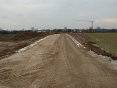 Gleicher Blick Die Trasse ist jetzt angelegt