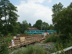 Die zweite Urselbachbrücke im Bau