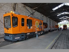 Der Windhoff Gleisbauzug löst die Arbeitswagen die auf K-Wagen Basis gebaut wurden ab