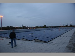 Der ganze Stolz, die Solaranlage auf dem Dach.