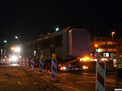 Dank der Baustelle geht es nun Rückwärts zur Stzw.