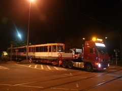 Der Transport, der Pt 653 abholte und "the polisch way" wählen wollte, hatte weniger Glück....