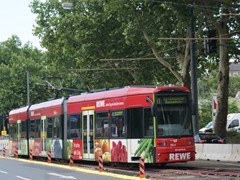 Warten auf Fahrgäste.