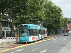 Einfahrt in die Endstelle