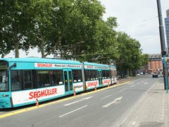Einfahrt in die Endstelle