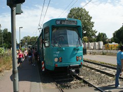 Die Station Fischstein ist zur Freibadsaison bestens frequentiert.