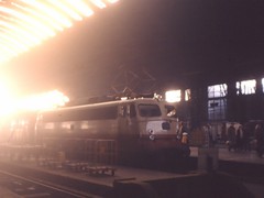 E 112 in der Abendsonne