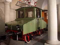 Erste elektrische Versuche im Verkehrsmuseum Dresden