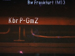 Dampf im BW 3 in Frankfurt