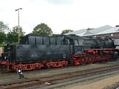 BR 50 3552 der Eisenbahnfreunde Hanau im BW der Hafenbahn